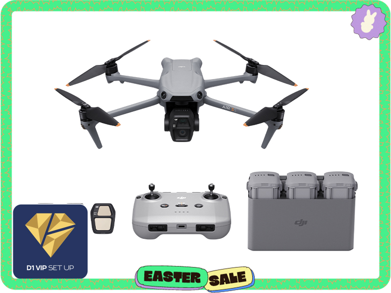 DJI Air 3S Fly More Combo w. DJI RC-N3